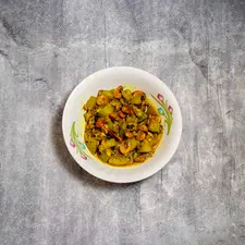 Korolla Chingri Bhaji